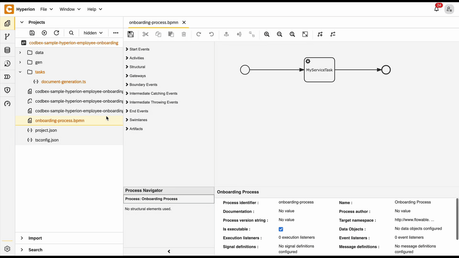 configuring task