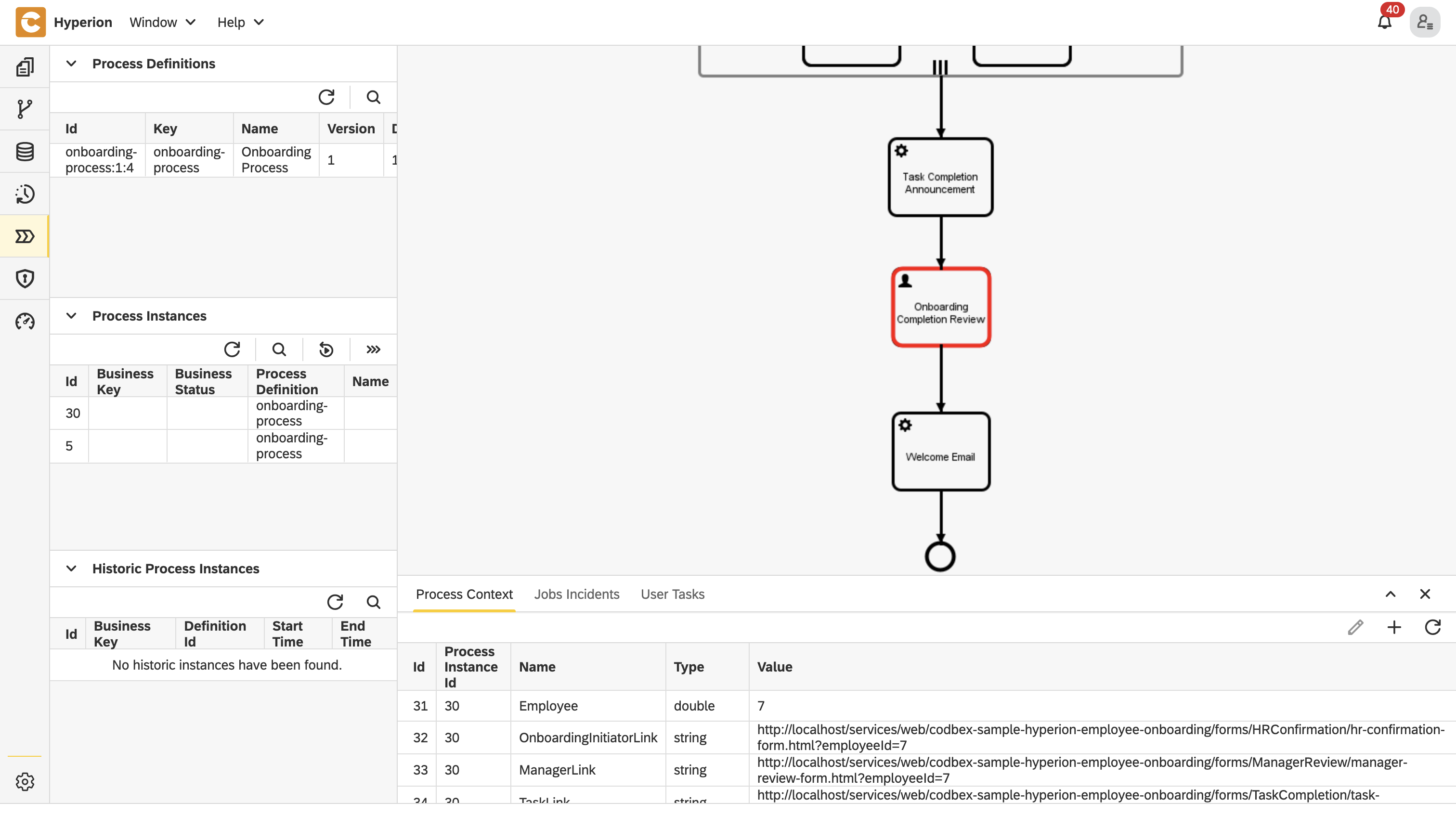 process waiting initiator