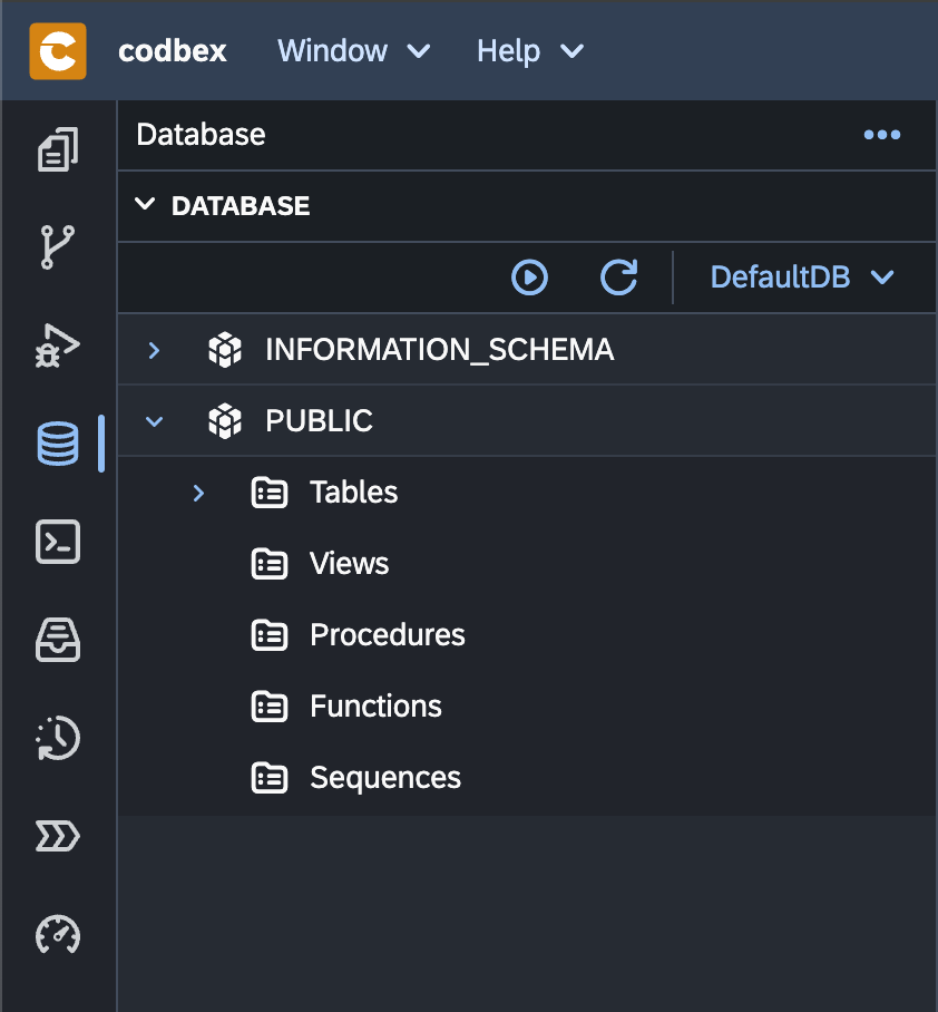 Database Explorer